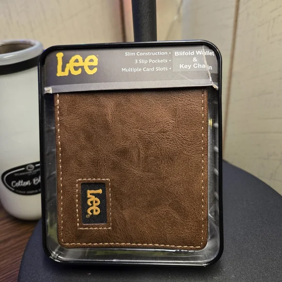 Lee Men Bifold Wallet & KEY Chain - Picture 2 of 7